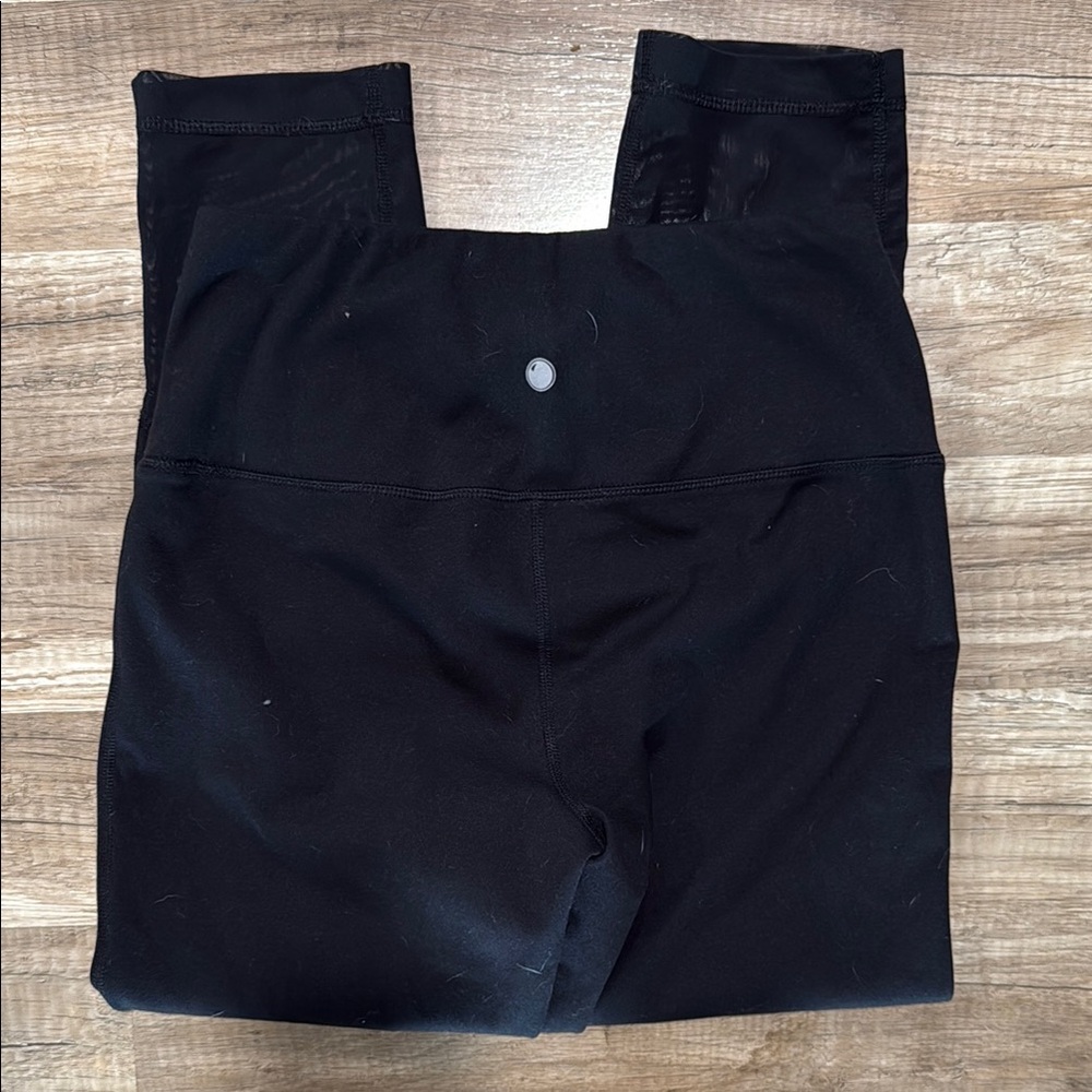 Yogalicious Black High-Waisted capri workout pants small S